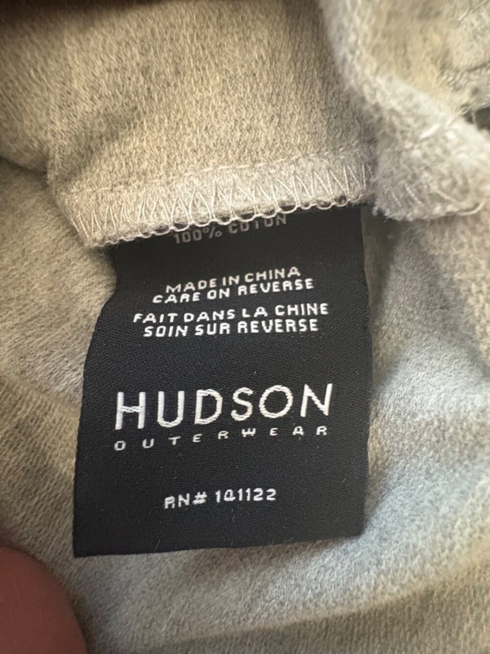 Distressed American Flag Graphic LongSleeve Gray Sweatshirt Hudson Outerwear 3X - Picture 6 of 15